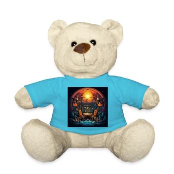 Die Instrumentenflucht - Teddy - Atollblau - Vorne