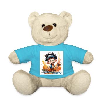 Creative Critique Circle: Art Feedback for Hobbyis - Teddy Bear - atoll blue - Front