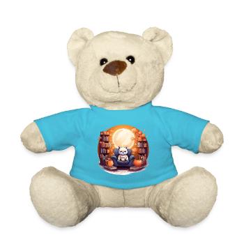 Literarische Oase - Teddy - Atollblau - Vorne