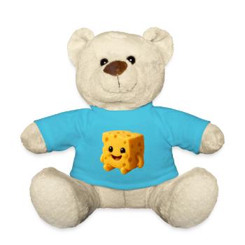 Caractère fromager au visage amical - Nounours - bleu outremer - Devant