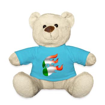 Drapeau de l’Irlande - Irlande - Ninja - Nounours - bleu outremer - Devant