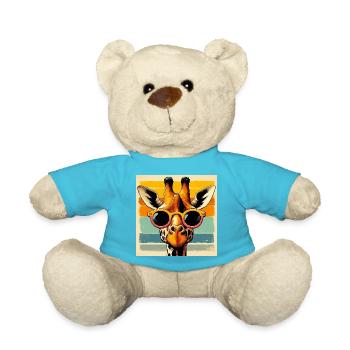 girafe - Nounours - bleu outremer - Devant