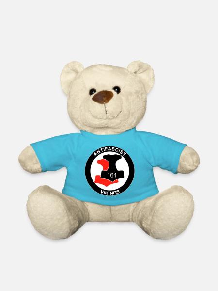 Antifa Vikings - Teddy Bear - atoll blue