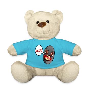 JUGENDSPRACHE REDE SCHWARZE OLIVE - Teddy - Atollblau - Vorne