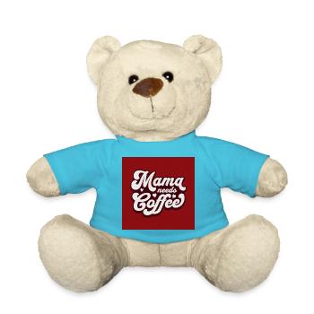 Maman a besoin de café Design amusant - Nounours - bleu outremer - Devant