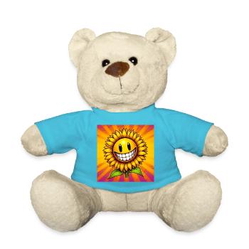 Sonnenblume - Teddy - Atollblau - Vorne