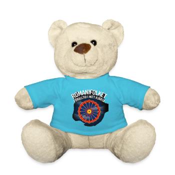 Carrousel de cœur contre Ciel Bleu Nocturne - Nounours - bleu outremer - Devant