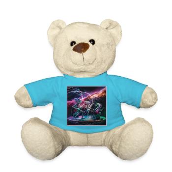 Galactic Alien Band Concert T-Shirt - Nounours - bleu outremer - Devant