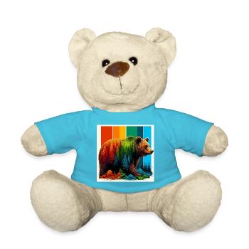 ours - Nounours - bleu outremer - Devant