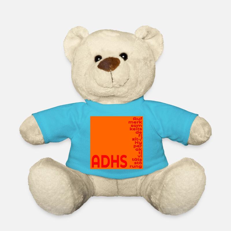 ADHD'S FOCUS CONCENTRATION - Teddy Bear - atoll blue