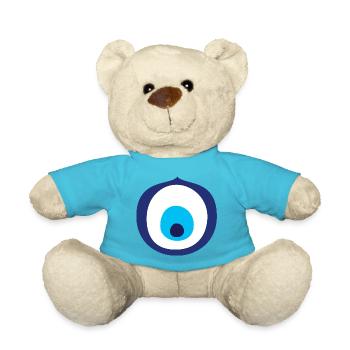 Mediterranes Mystisches Auge - Teddy - Atollblau - Vorne
