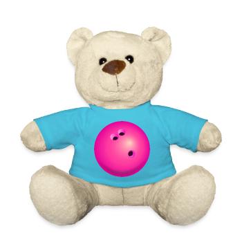 Bowling, bowling, bowling 🎶 - Teddy Bear - atoll blue - Front
