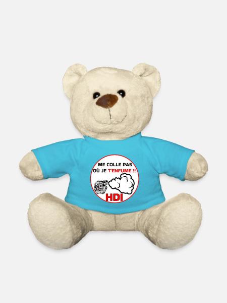 Me colle pas hdi - Nounours - bleu outremer