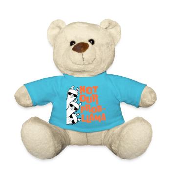 Not our Problama 3 Lamas Freunde Team Sonnenbrille - Teddy - Atollblau - Vorne