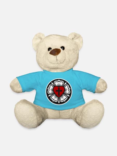 Lutherische Rose - Teddy - Atollblau