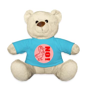 DRÔLE D’OIE PROFESSEUR NON - Nounours - bleu outremer - Devant