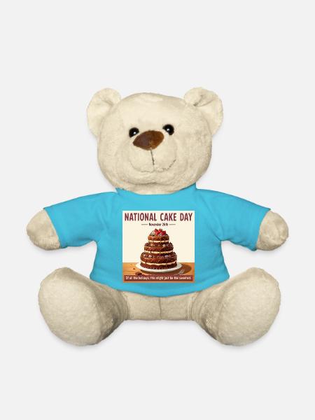 National Cake Day – Tag des Kuchens - Teddy - Atollblau