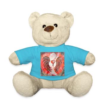 Herzengel Tiefes Erwachen - Teddy - Atollblau - Vorne