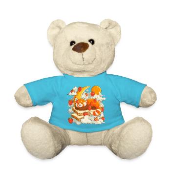 Renard du Petit-déjeuner de la Lune - Nounours - bleu outremer - Devant