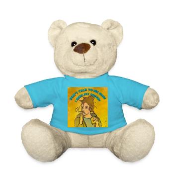 Don’t talk to me I need my coffee - Nounours - bleu outremer - Devant