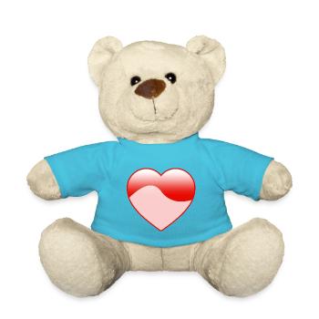 Amour - Nounours - bleu outremer - Devant