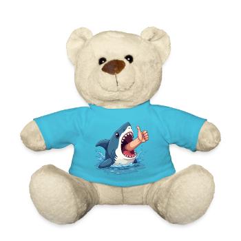 Bonne chance à l’humour de requin - Nounours - bleu outremer - Devant
