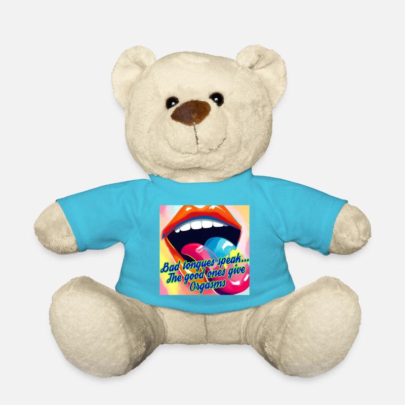 Tongues & Orgasms - Teddy Bear - atoll blue