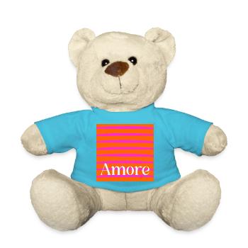 Happy Valentine's Day Love - Teddy Bear - atoll blue - Front