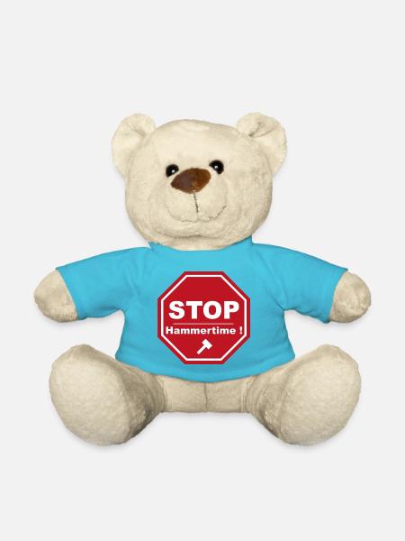 Stopp Hammertime - Teddy - Atollblau