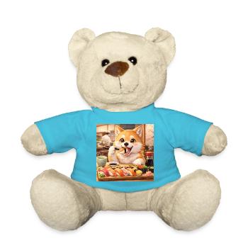 DogSushi - Teddy Bear - atoll blue - Front