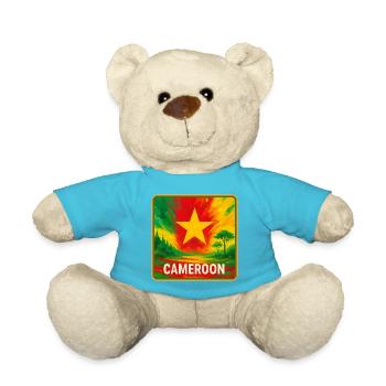 Conception de voyages au Cameroun - Nounours - bleu outremer - Devant