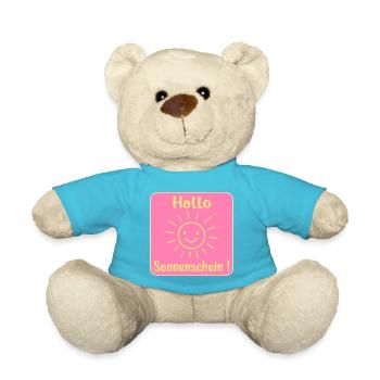 Hallo Sonnenschein - Teddy - Atollblau - Vorne