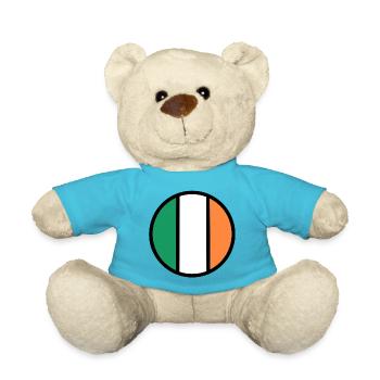 Cercle du drapeau irlandais - Nounours - bleu outremer - Devant