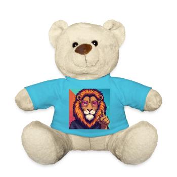 Frankensteen: The Wise King - Pop Art - Teddy - Atollblau - Vorne