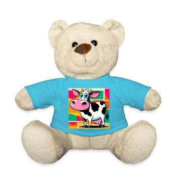 Kuh - Teddy - Atollblau - Vorne