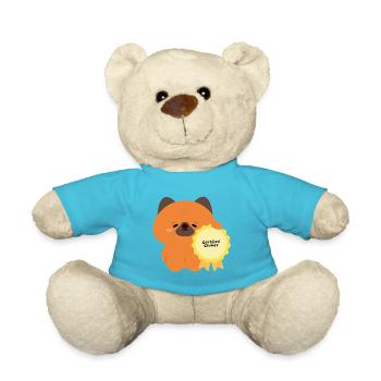 Zertifizierter Tollpatschiger Welpe - Teddy - Atollblau - Vorne