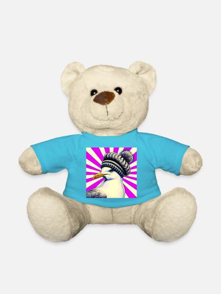 Möwe - Teddy - Atollblau