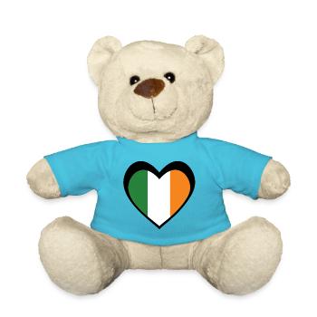 Ireland Black Heart – Love for Ireland - Nounours - bleu outremer - Devant