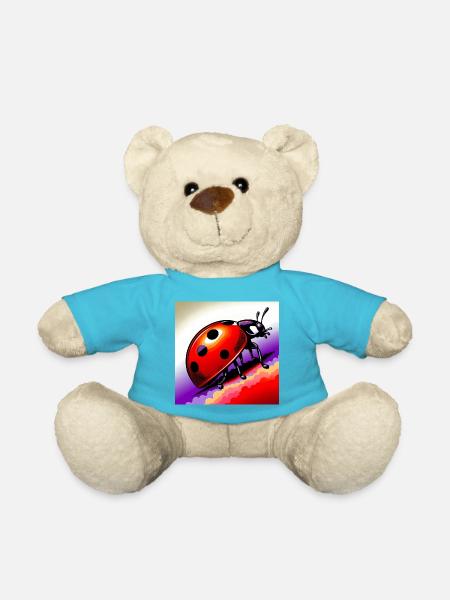 Marienkäfer - Teddy - Atollblau