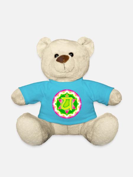 Heart Chakra Anahata - Teddy Bear - atoll blue