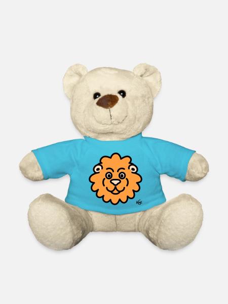 Lion Grand - Nounours - bleu outremer
