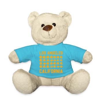 LA California Helm-Grid - Teddy - Atollblau - Vorne