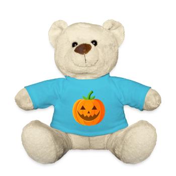 Halloween-Kürbis - Teddy - Atollblau - Vorne