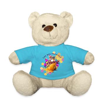 Néon en nid d’abeille de la soif de miel - Nounours - bleu outremer - Devant