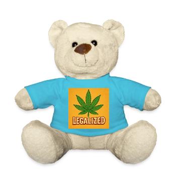 legalized - Teddy Bear - atoll blue - Front
