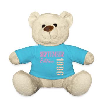Anniversaire septembre 1996 - Nounours - bleu outremer - Devant