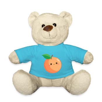 Kawaii Peach - Teddy - Atollblau - Vorne