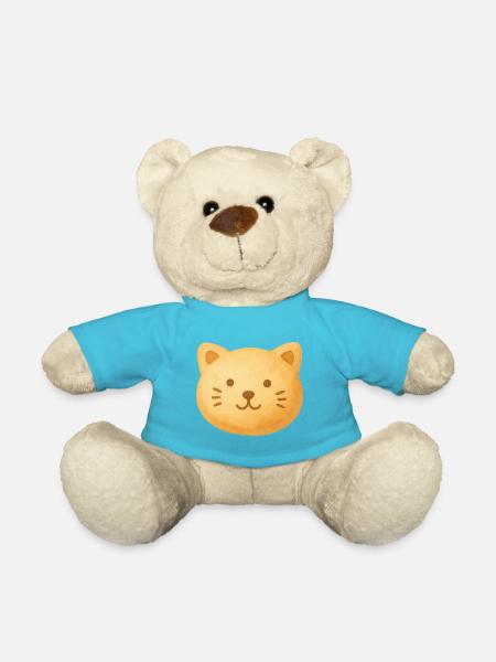 Katzenkuchen-Keks - Teddy - Atollblau