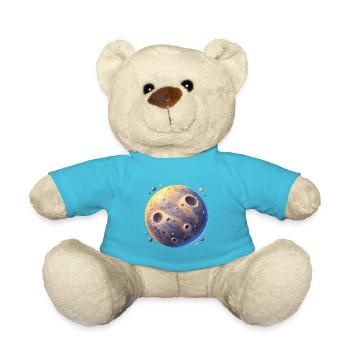 Mondkrater Farbenspiel - Teddy - Atollblau - Vorne