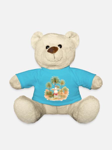 Weihnachten unter Palmen - Teddy - Atollblau